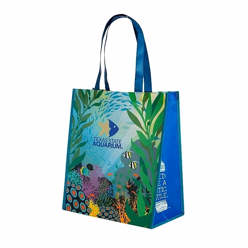 Full Color Printed Non-Woven Travel Tote Bag