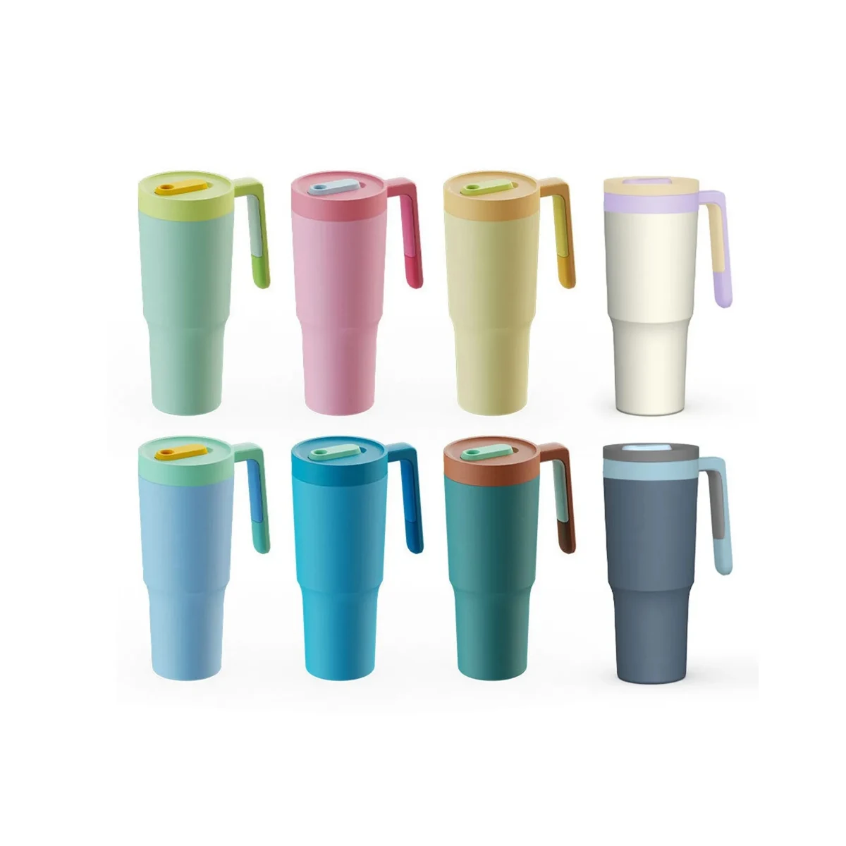 40 Oz. Vacuum Insulated Stainless Steel Mug with Lid & Straw 1