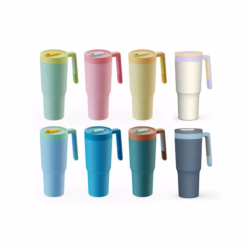 40 Oz. Vacuum Insulated Stainless Steel Mug with Lid & Straw