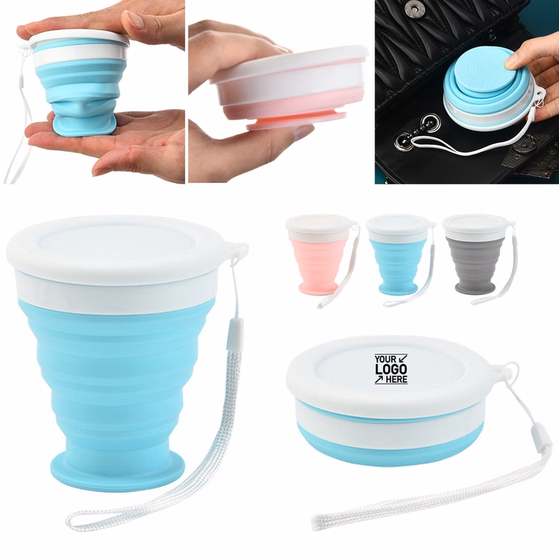 Portable Silicone Retractable Folding Cup