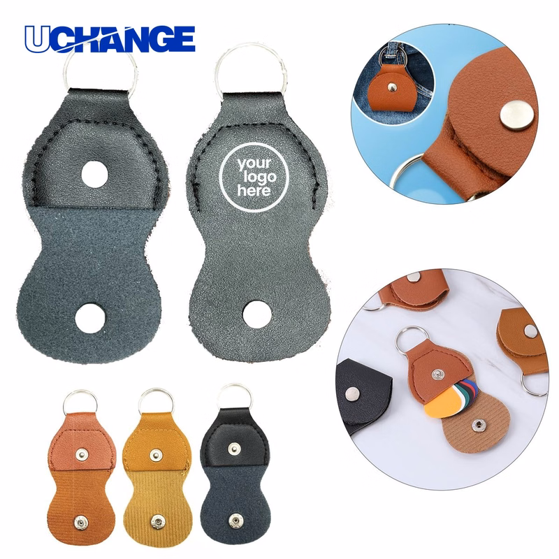 Guitar Pick Pouch Keychain