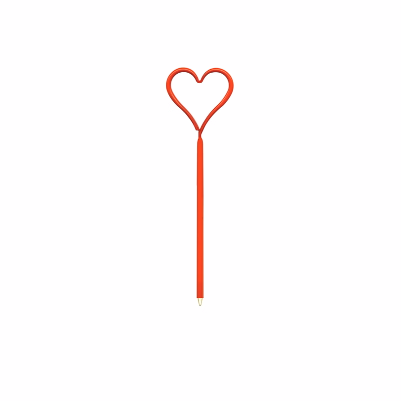 Heart Baby Bend, Bent Pen