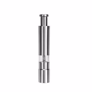 Press Salt Mill Or Pepper Grinder With Adjustable Grind Level