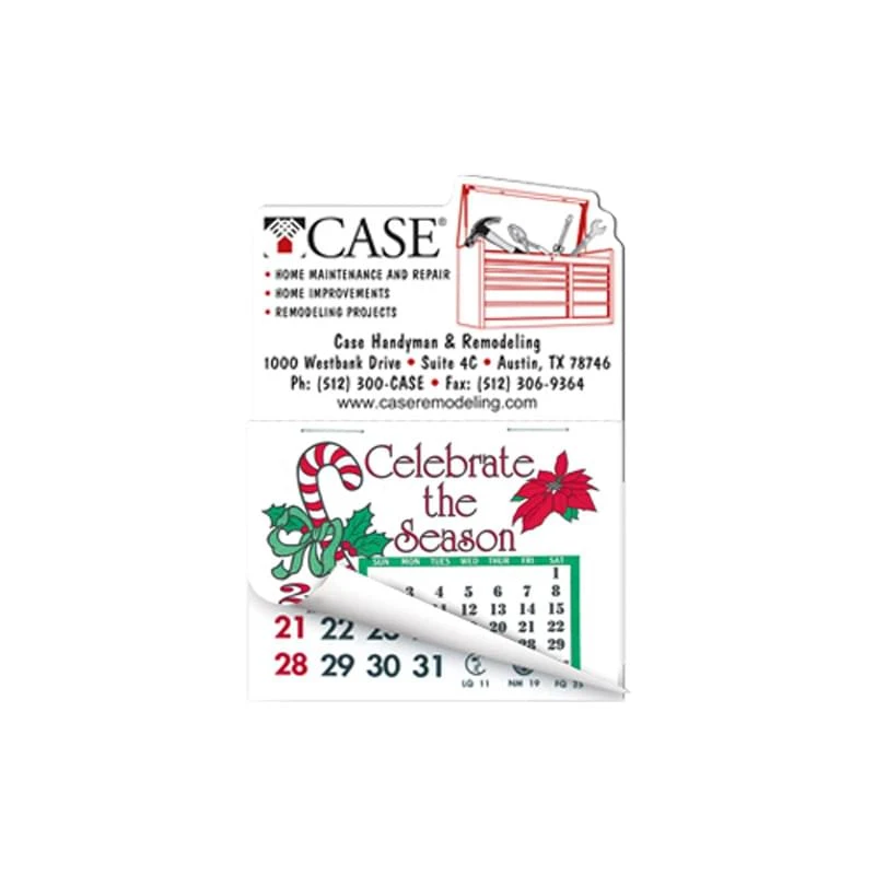 Tool Box Shape Calendar Pad Magnets W/Tear Away Calendar 1