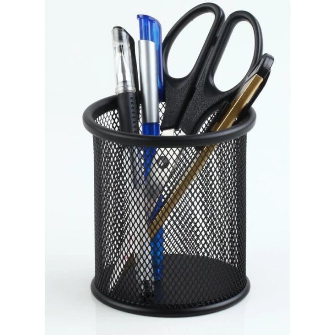 Metal Pen Holder for This holder provides a perfect place to store pens, pencils and other stationer 1
