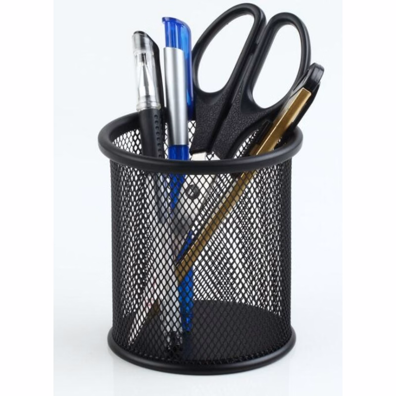 Metal Pen Holder for This holder provides a perfect place to store pens, pencils and other stationer