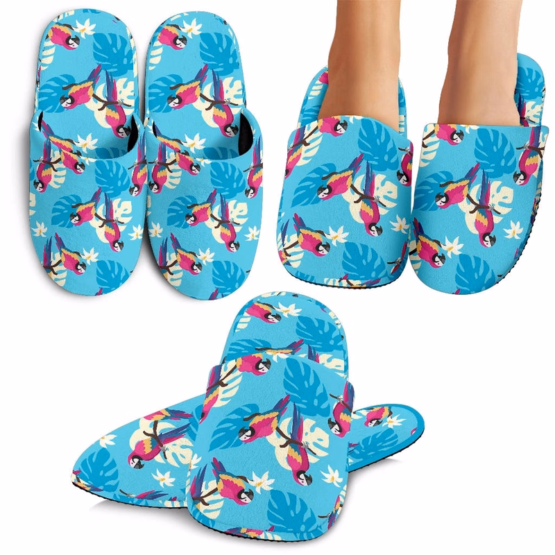 All-Over Print Memory Foam Slippers
