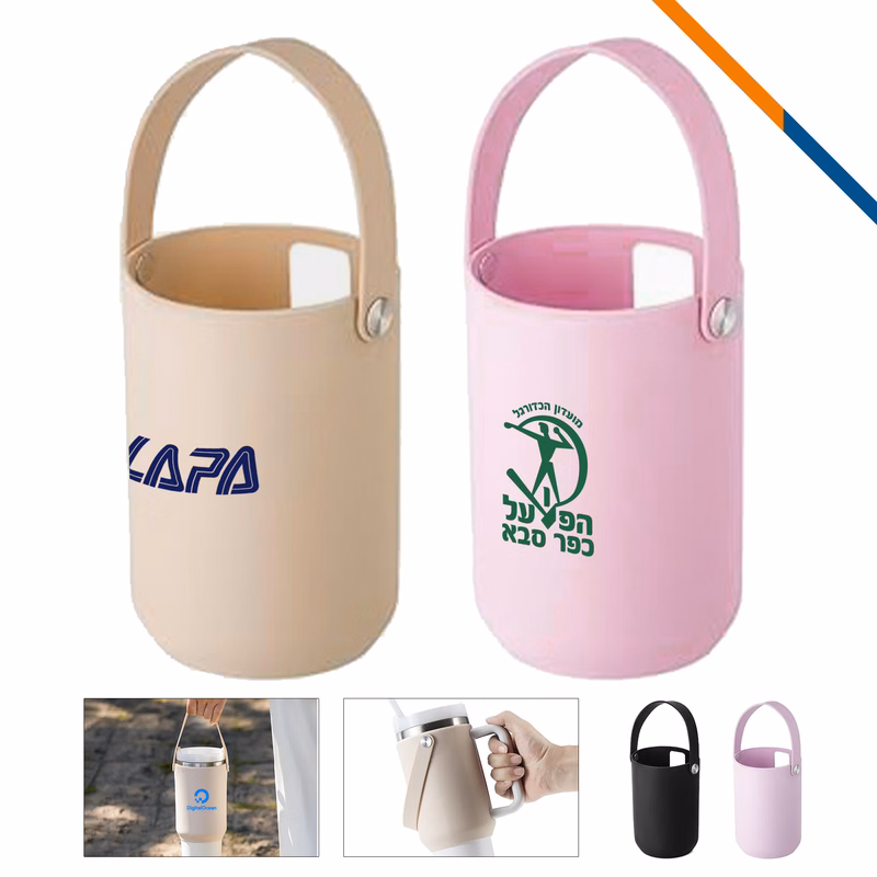 GripSip Silicone Handheld Water Bottle Holder