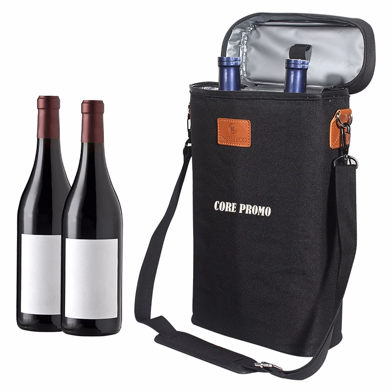 2 Bottle Wine Tote Cooler Bag