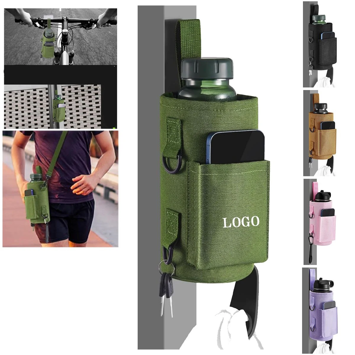 Magnetic Water Bottle Holder Gym Carrier Bag 1