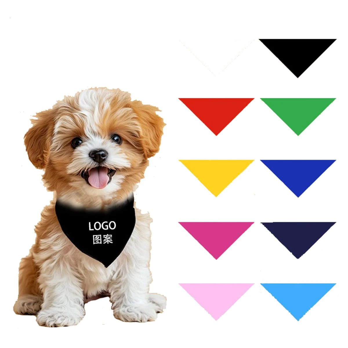 Polyester Pet Bandana 1