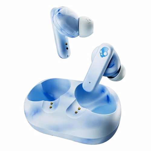 Skullcandy EcoBuds in-Ear Wireless Earbuds, 8 Hr Battery, Battery-Free Charging Case, Microphone,...