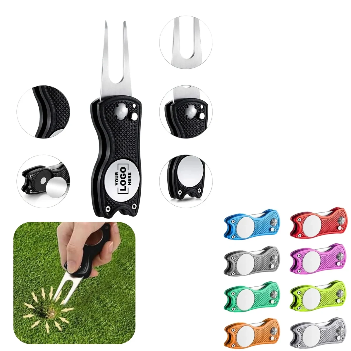 Foldable Golf Green Fork 1
