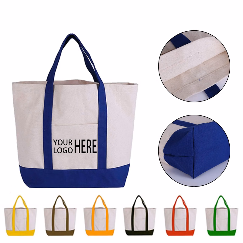 MOQ 20 Customizable Canvas Tote