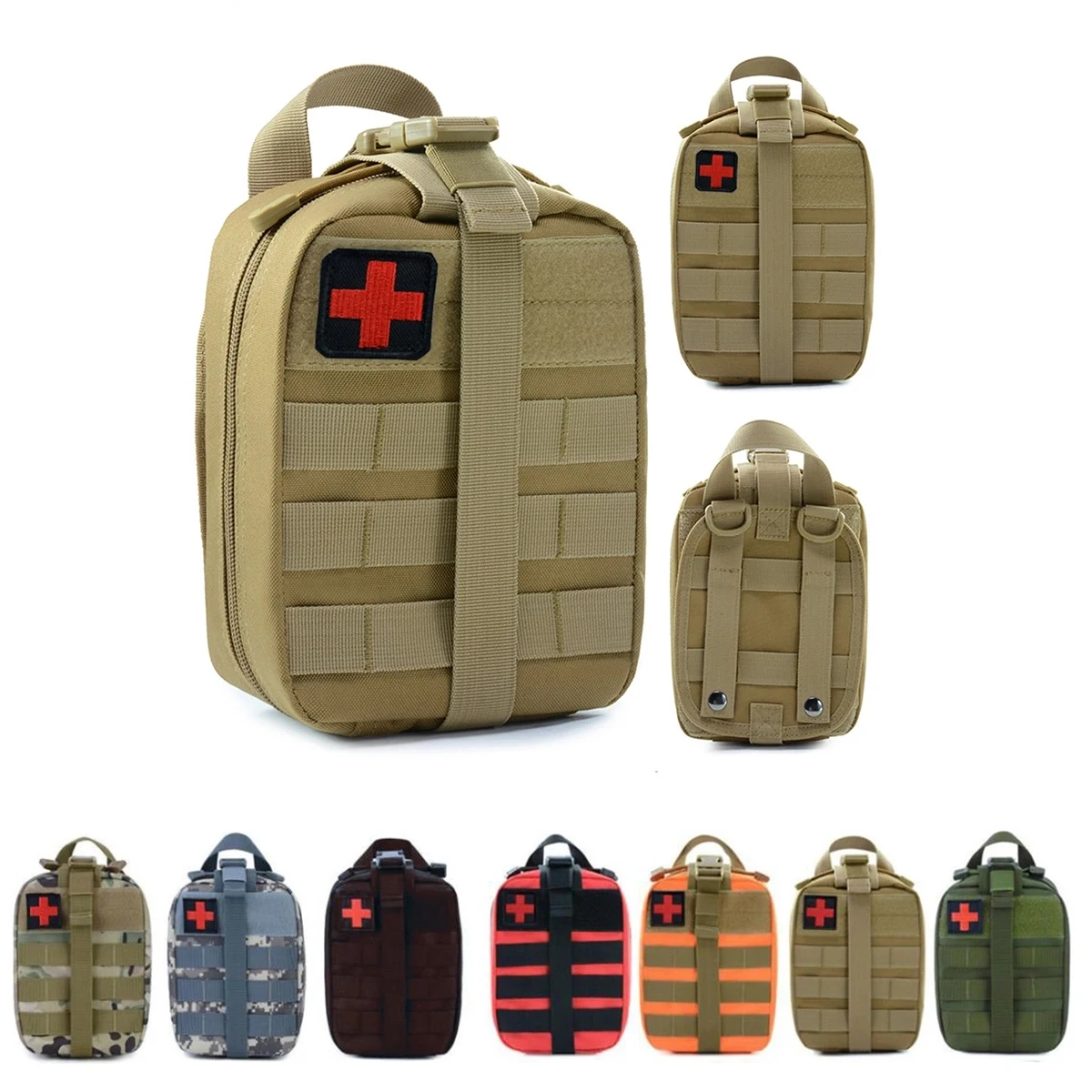 Tactical MOLLE Rip Away EMT First Aid Pouch Medical Bag 1