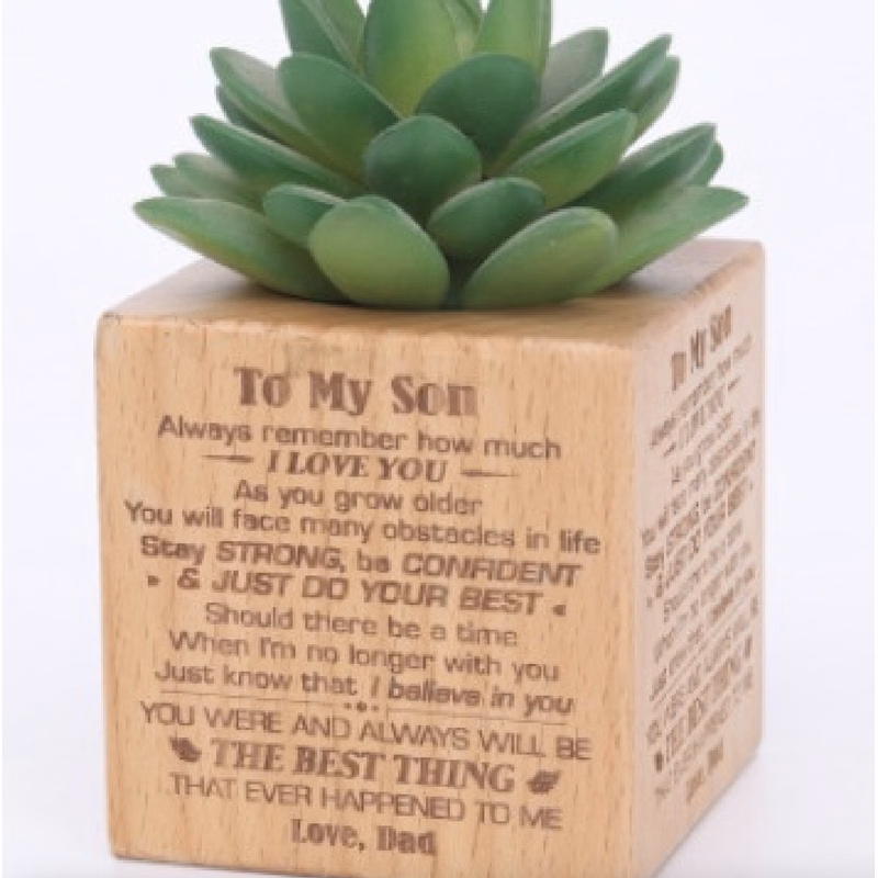 Wooden Flower Pot