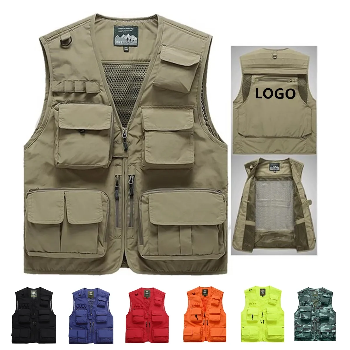 Casual Outdoor Work Safari Fishing Photo Vest 1