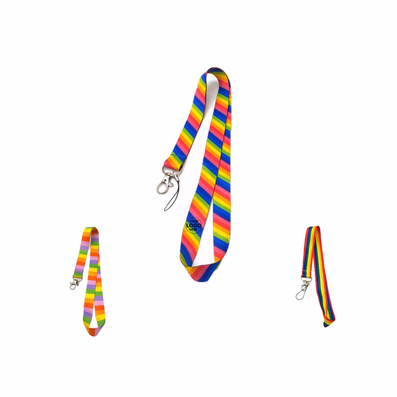 Versatile Polyester Cartoon Phone Lanyard