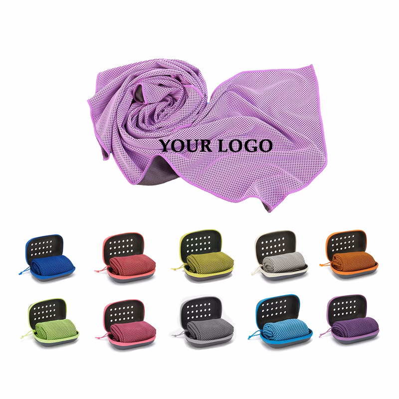 Super Dry Cooling Towel With Silicone Case