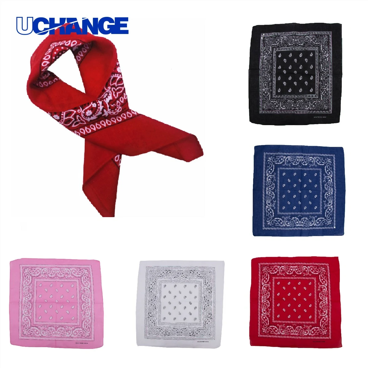 Cotton Square Scarf Accessory 1