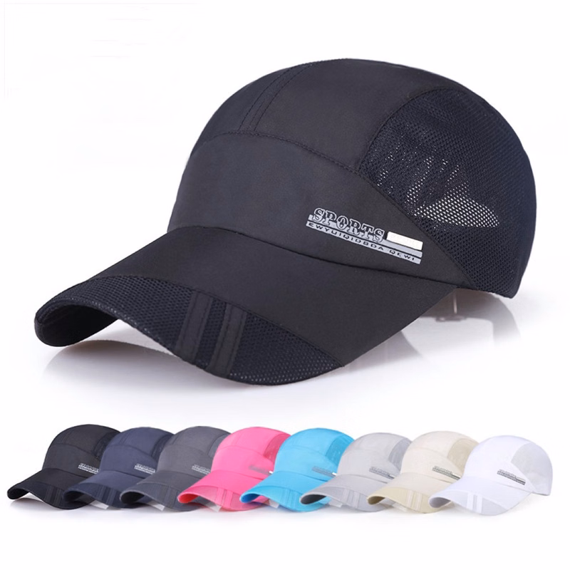 Quick Drying Baseball Cap Mesh Sun Hats