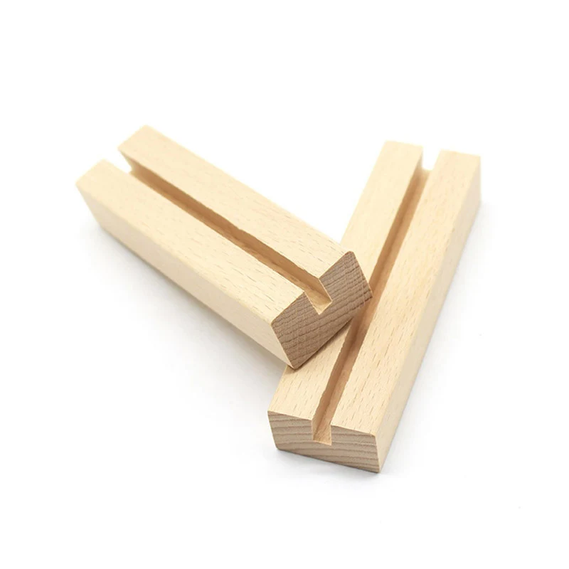 Wood Block Desk Calendar Stand 1