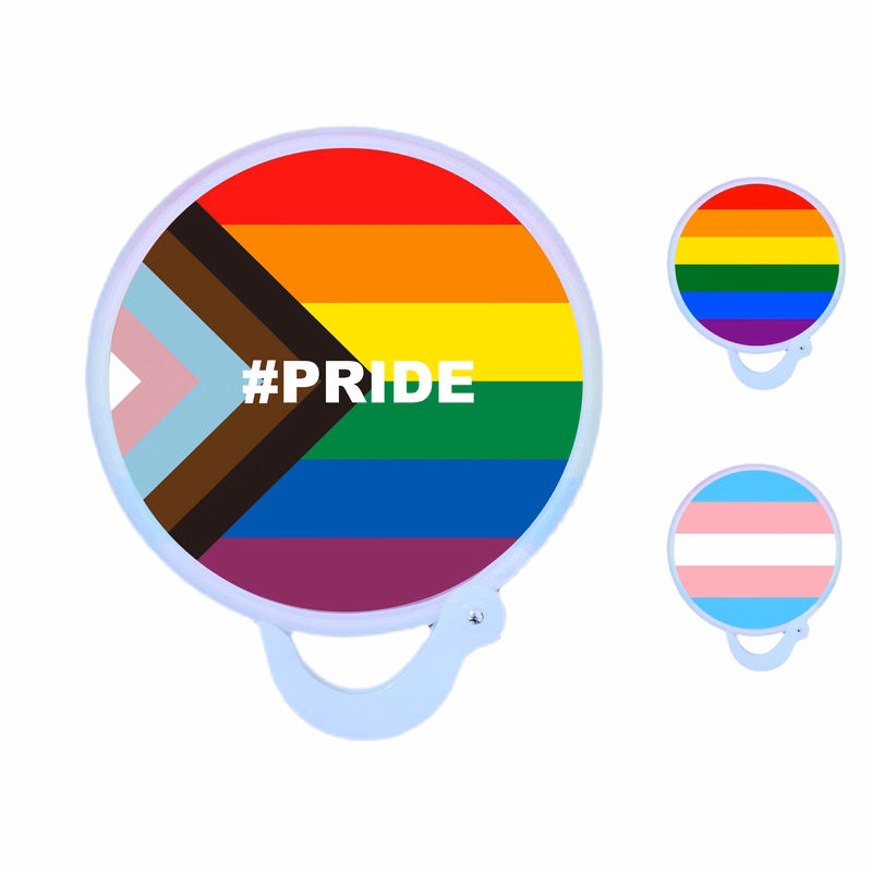Rainbow Pop Up Disc Fan