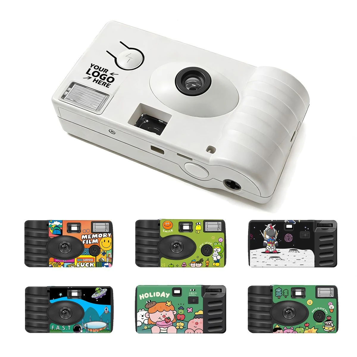 Custom Premium Single-Use Camera with Integrated Flash 1