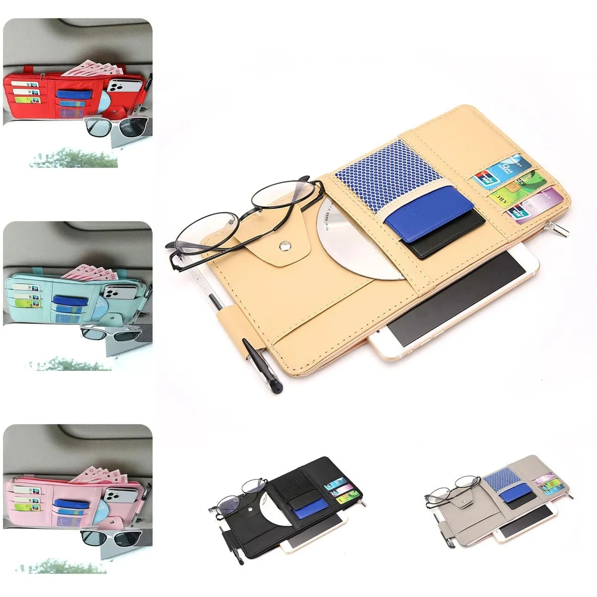 Accessories Car Truck Visor Storage Pouch Holder 1