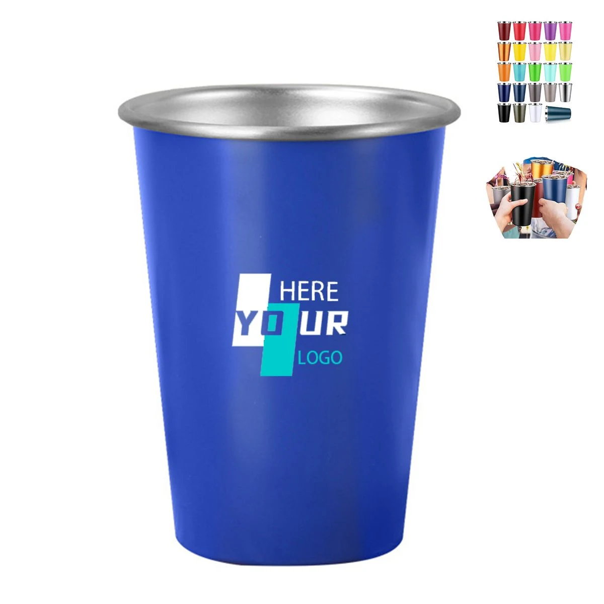 Stainless Steel Pint Cups 1