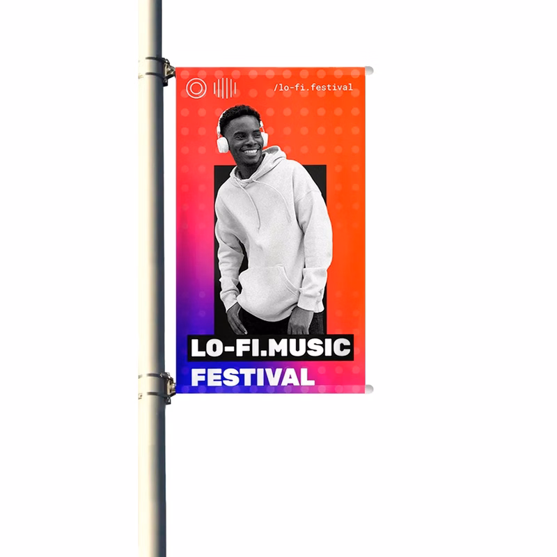 Street Pole Banner Standard Brackets Single/Double