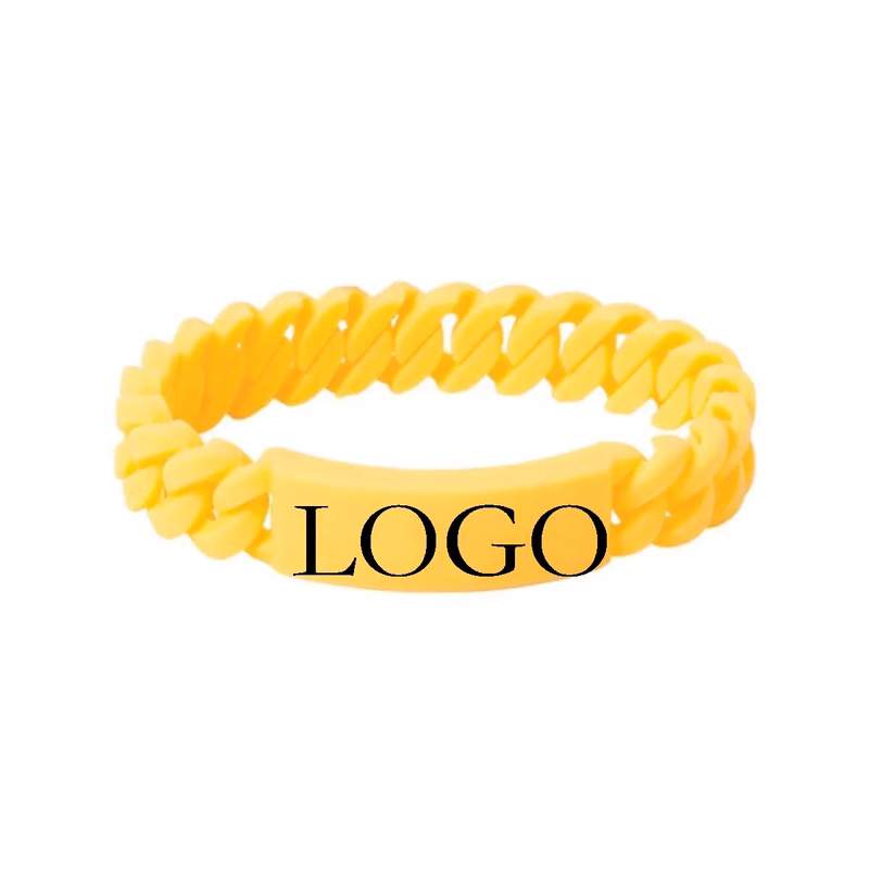 MOQ 100 Silicone Twist Bracelet
