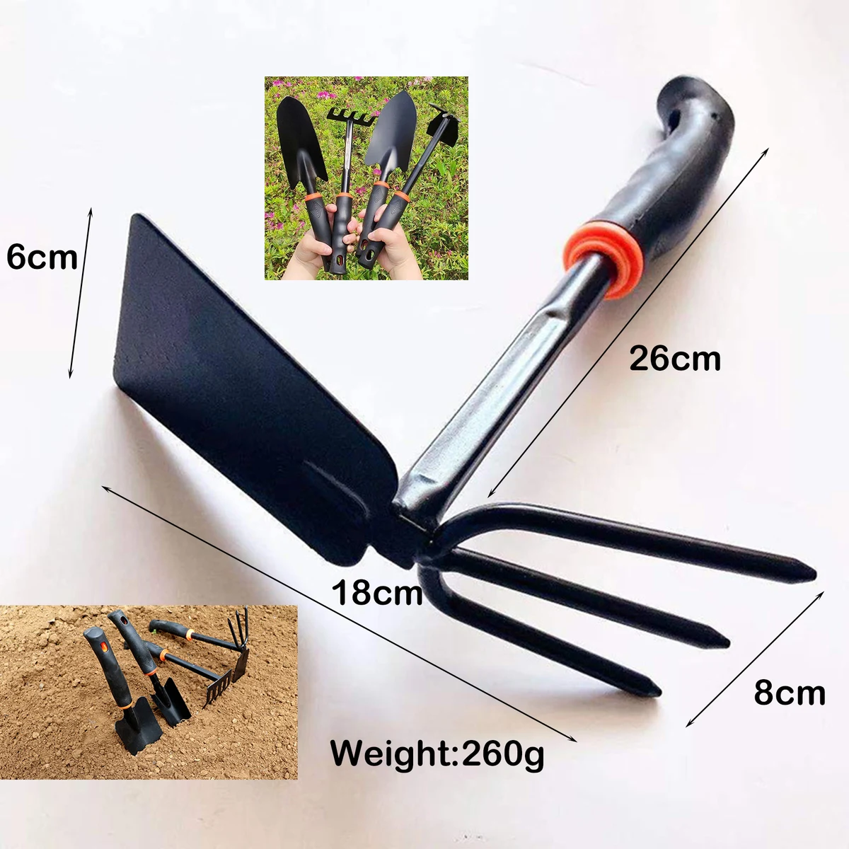 Gardening Tool Hand Plow Spade 1