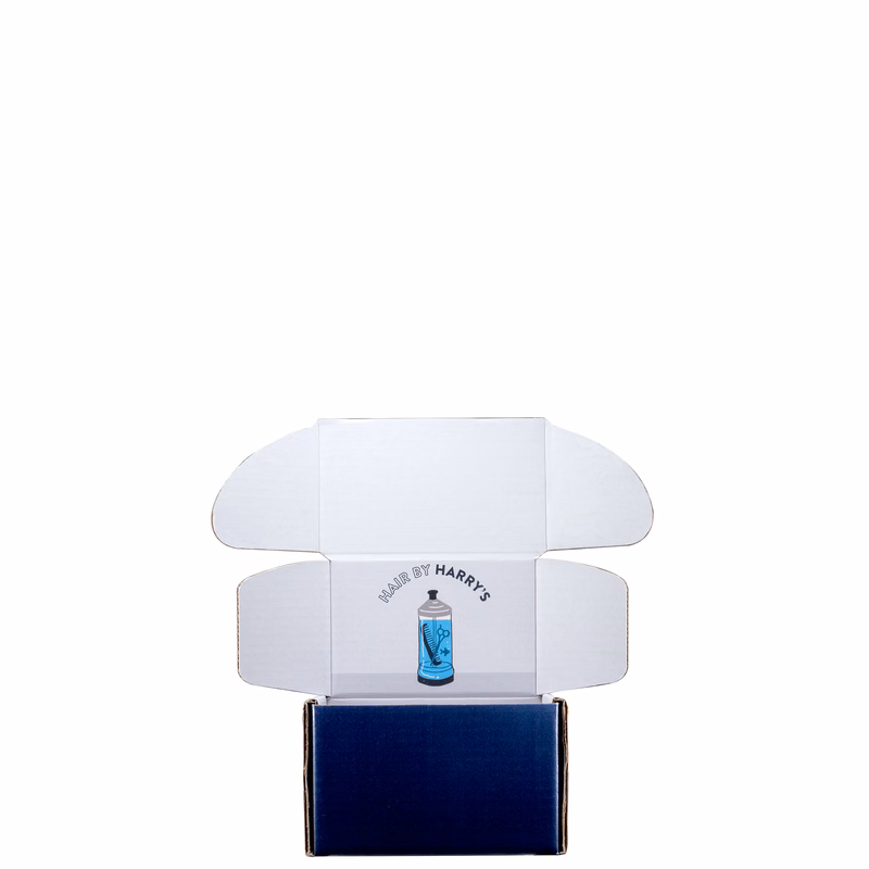Mailing Box B-Flute 6.000" x 4.000" x 4.000" Group B - 096 sq in White Digital Print