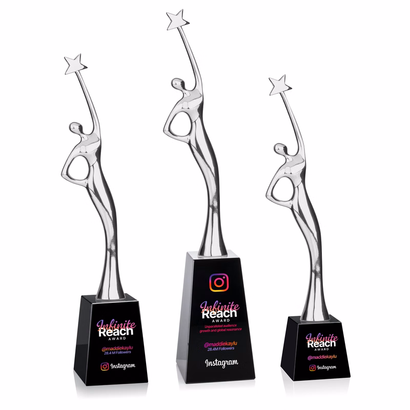 Star Goddess VividPrint™ Award - Silver/Black