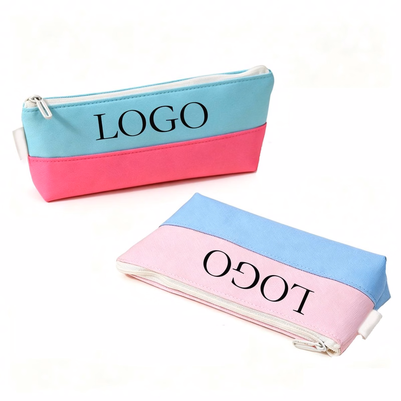 Color Block Pencil Case