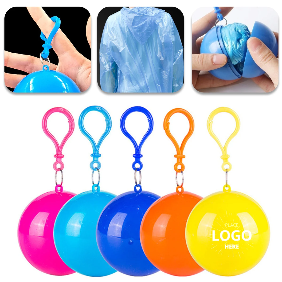 Portable Waterproof Raincoats Ball 1
