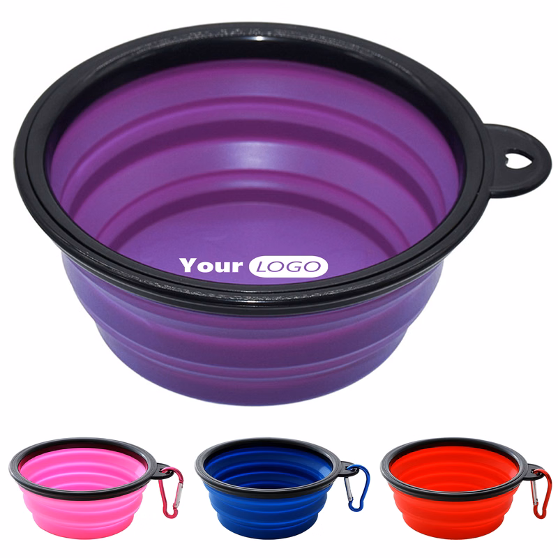 Tpr Portable Foldable Pet Bowl For Going Out