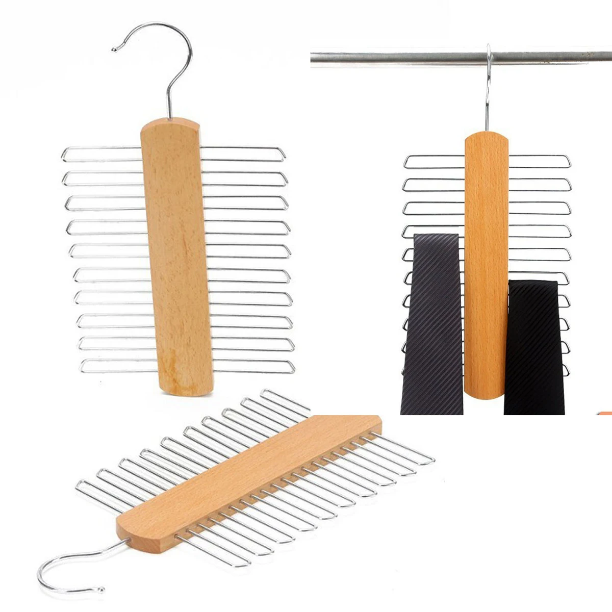 Tie Racks Organizer Hanger Holder 1