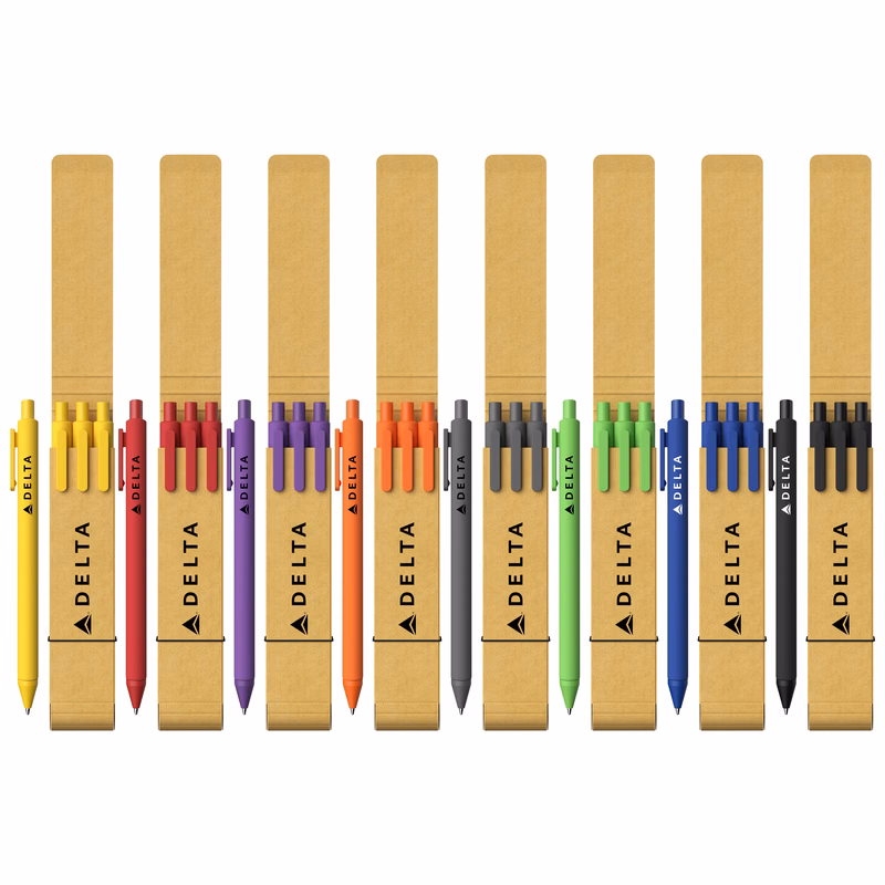 3-piece Alix Pen Set With Recyled Case
