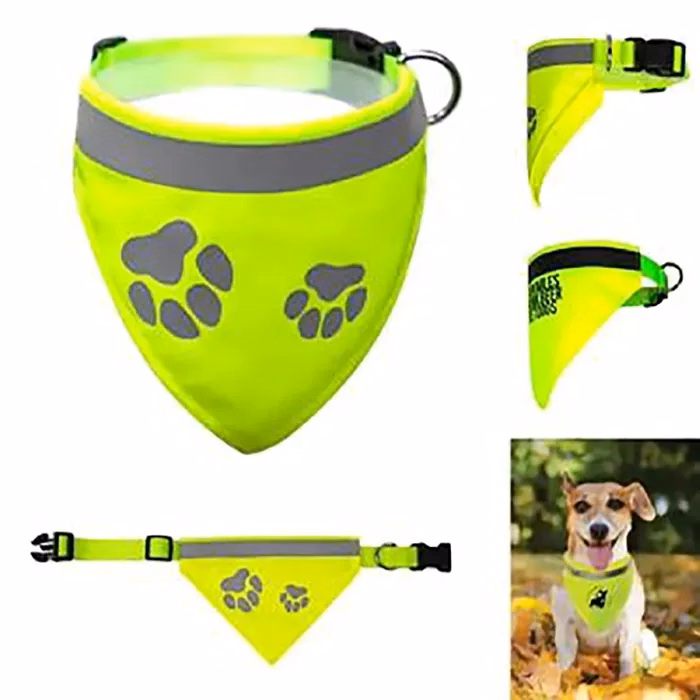 Comfortable & Durable Reflective Pet Bandana