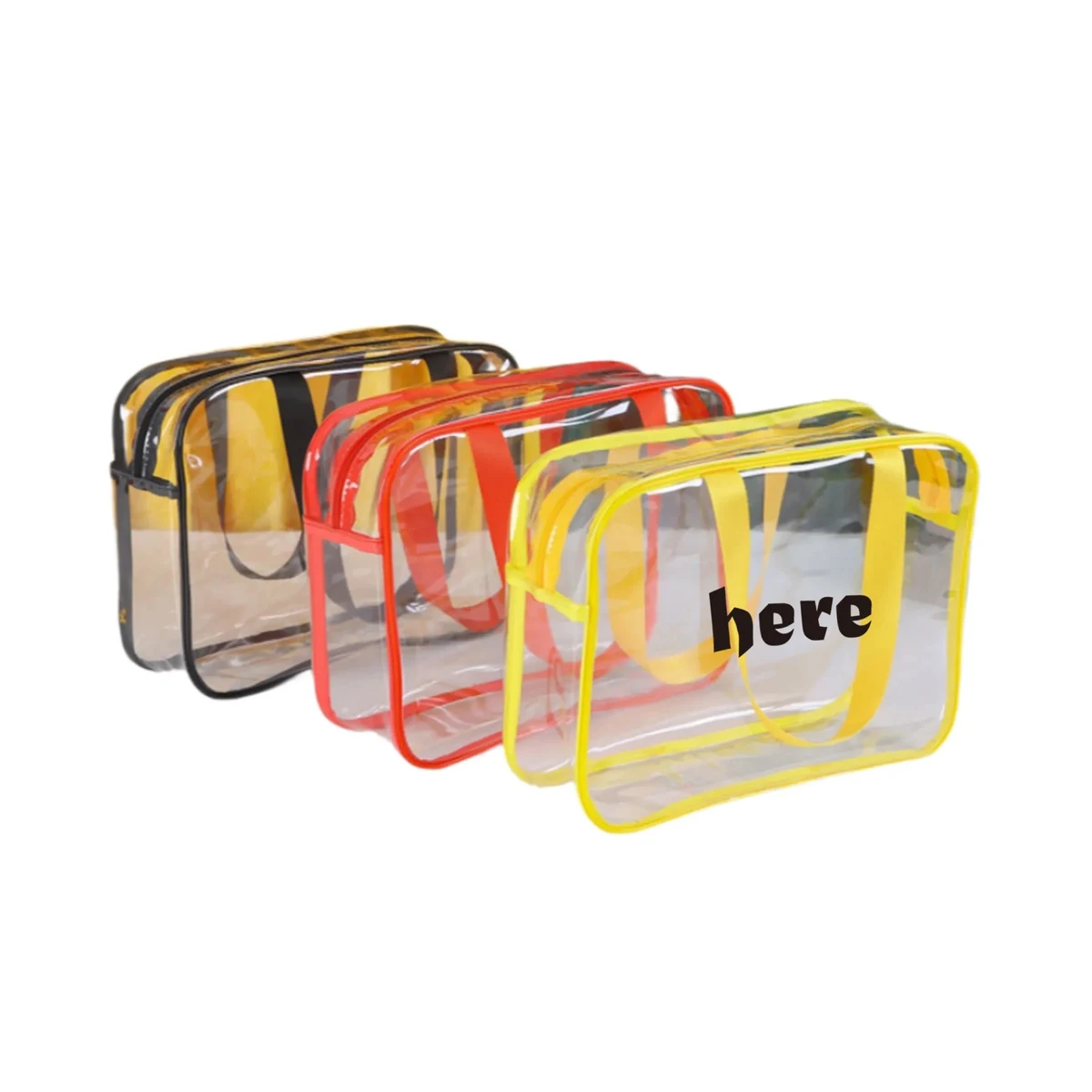 Transparent PVC Waterproof Tote Bag 1