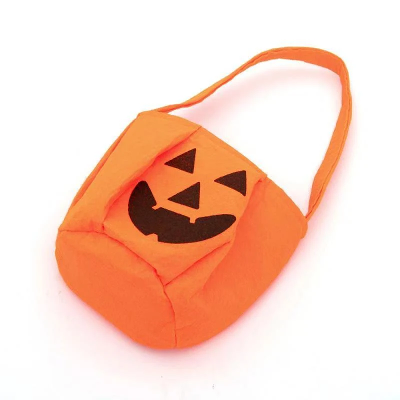 Halloween Jack-O'-Lantern Candy Tote Bag, custom tote bag with logo imprint 1