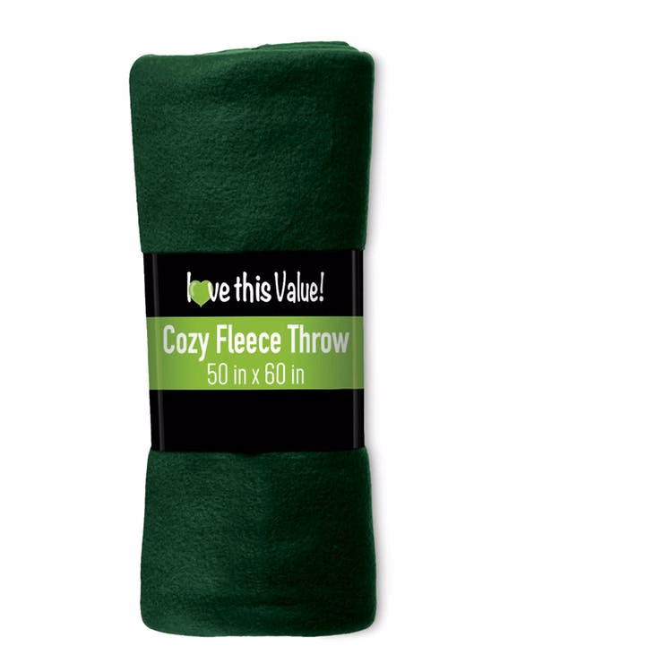 Fleece Blankets - Green 50" x 60"