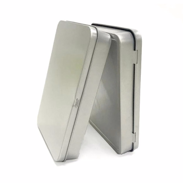 Rectangular Empty Tin Box