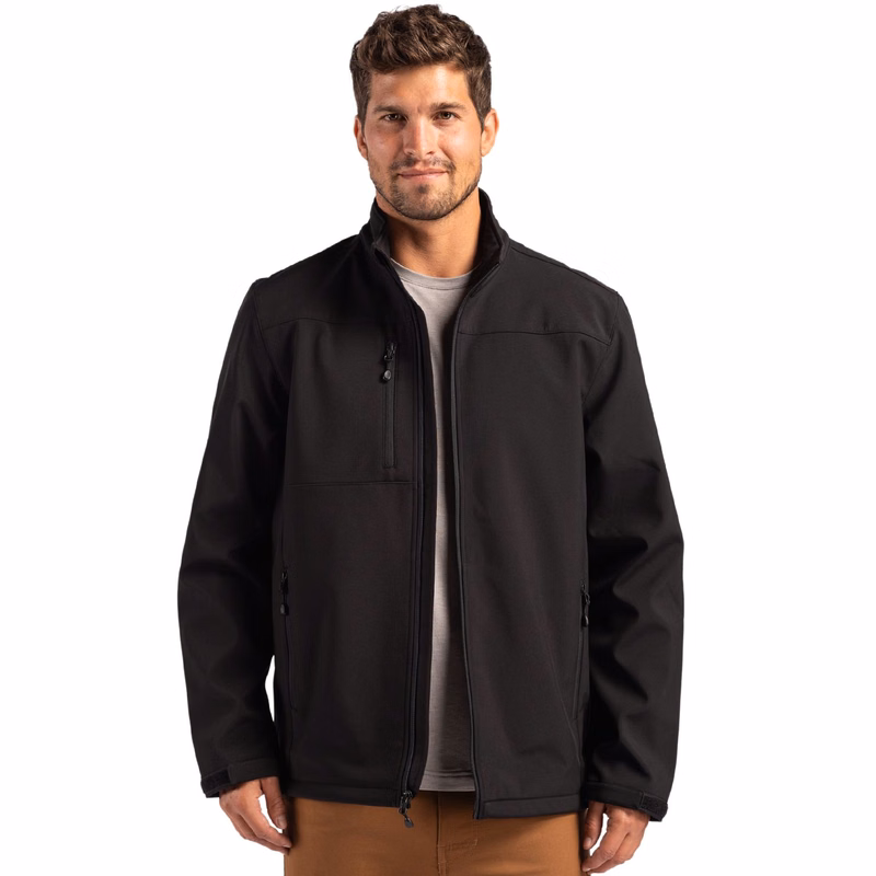 Clique Tempest Recycled Waterproof Stretch Softshell Mens Full Zip Jacket