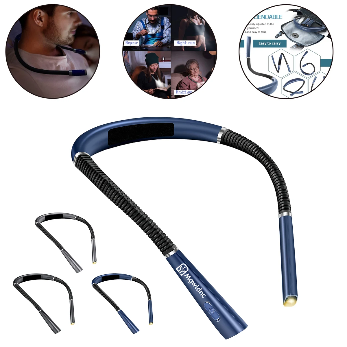 LED Neck Light- Reading Lamp with 3 Color Modes 1