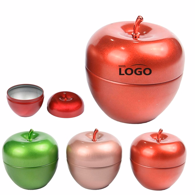 Metallic Apple Design Storage Box