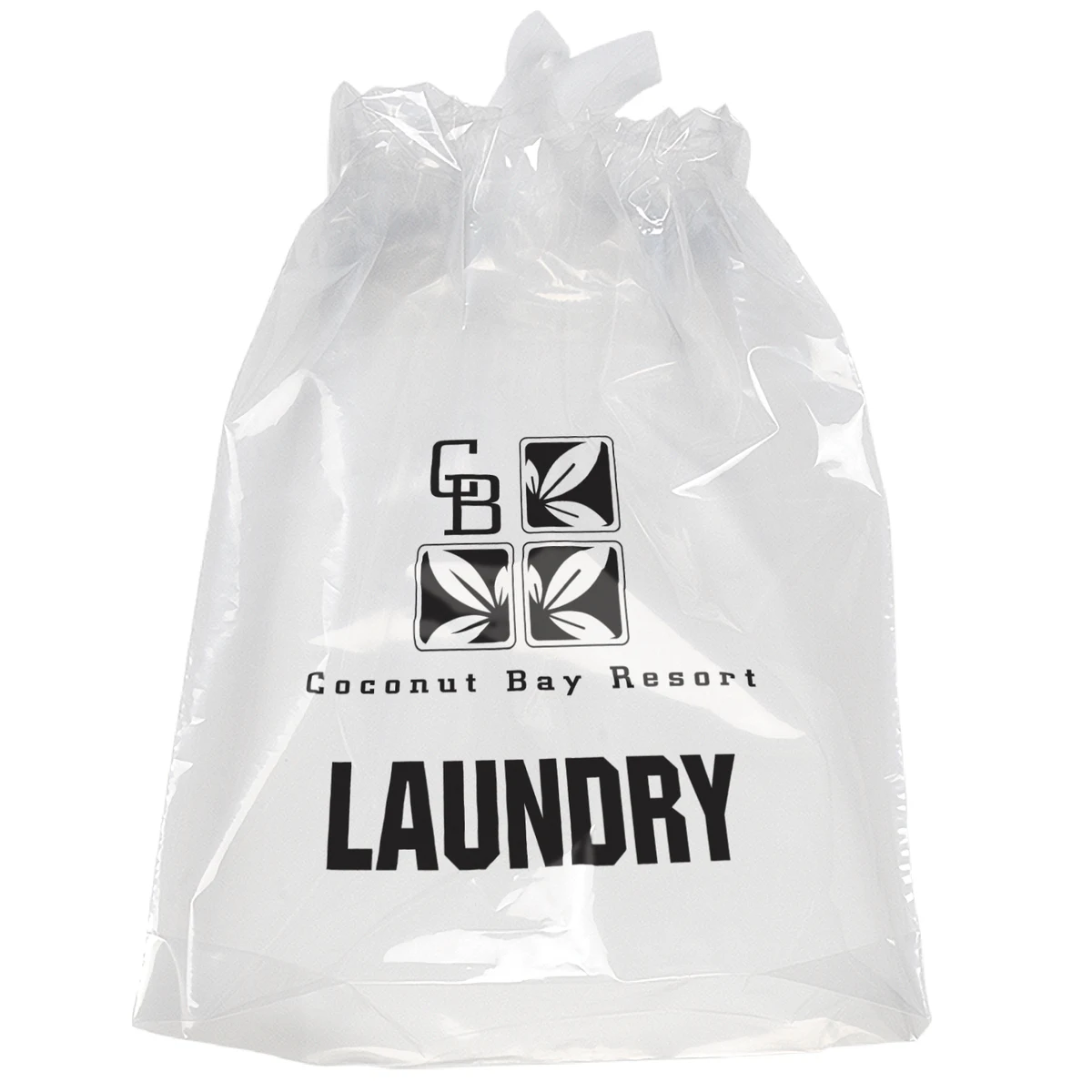 Poly-Draw Bag - 9 1/2W x 12H - Flexo Ink Print 1