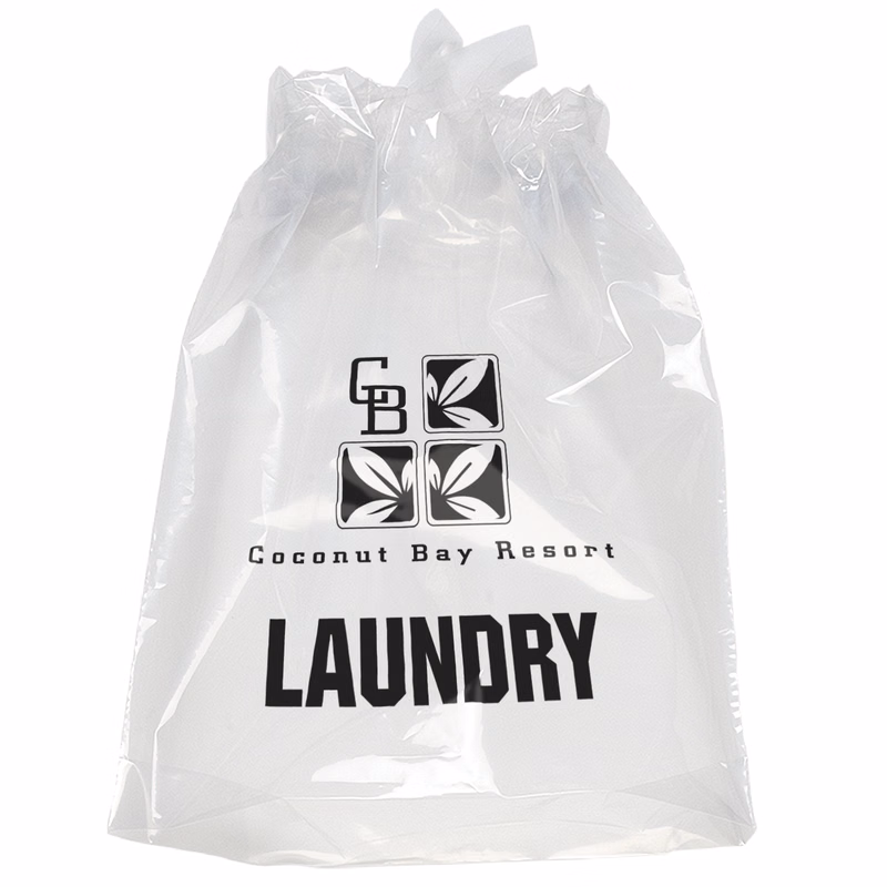 Poly-Draw Bag - 9 1/2W x 12H - Flexo Ink Print
